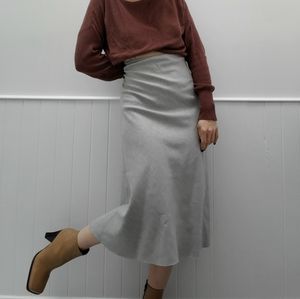 NWT Theory Grey Wool Skirt size 2
